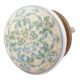 Turquoise Ceramic Flat Dresser Knob Online